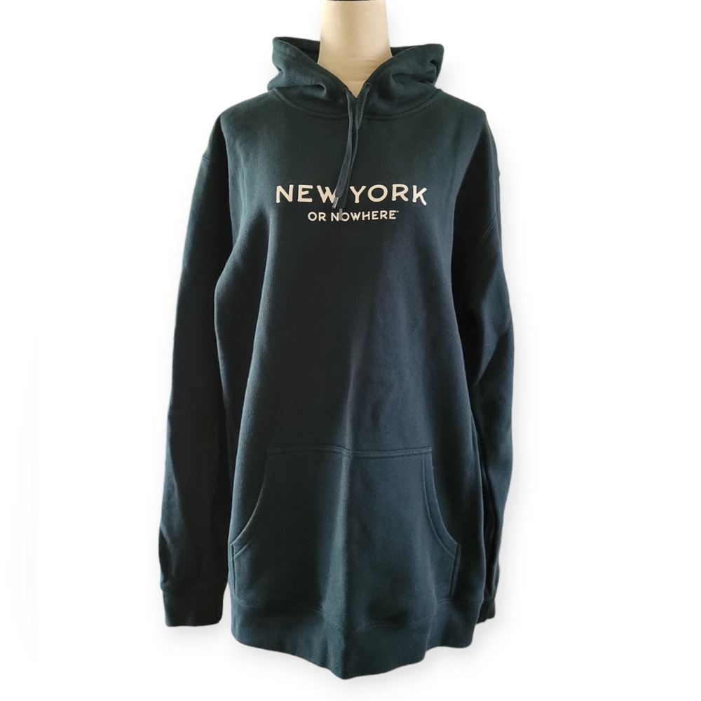 New York or Nowhere NYON Bond Hoodie, Pine Green Unisex 2XL